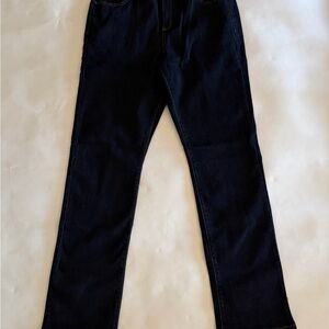 Dark Blue DKRINSEWSH Straight Stretch Denim Jeans